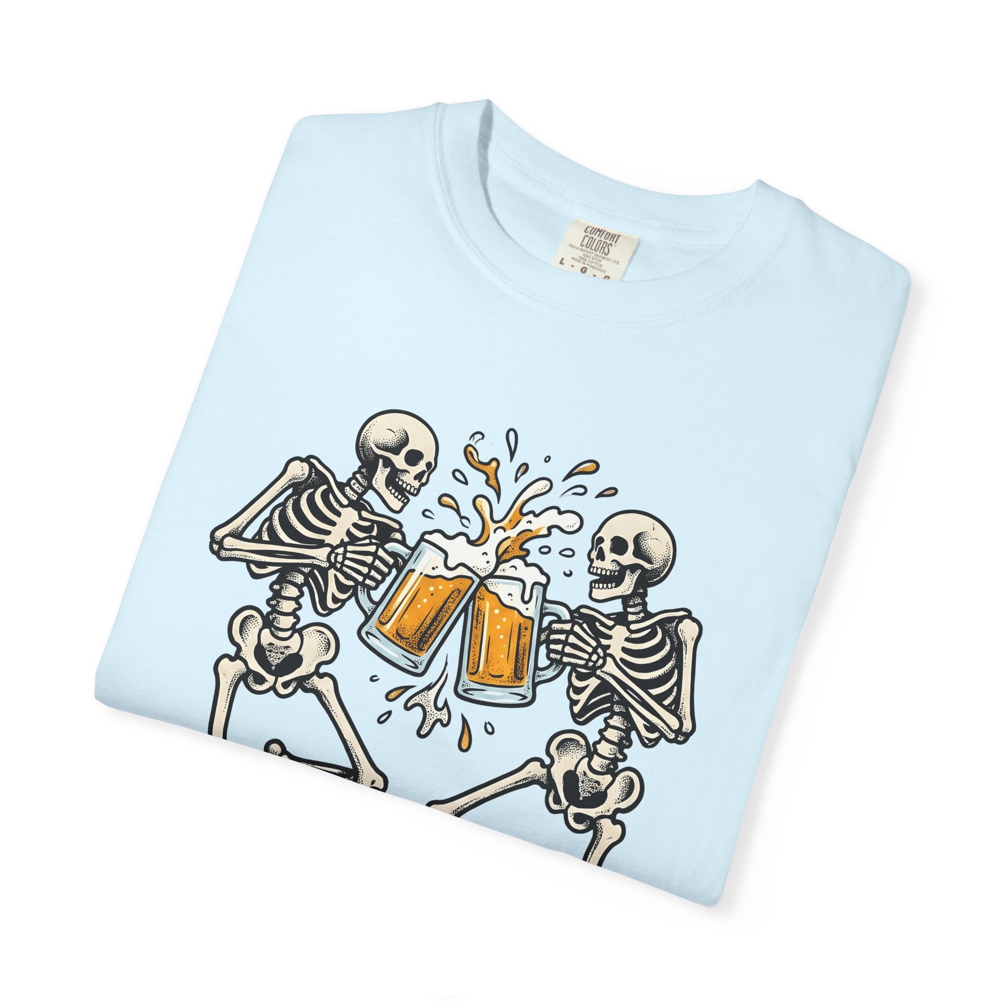 Skeleton Ale Shirt Boho Chic Fall Gift Women Traditional Tattoo Tee Beer T-Shirt Bohemian Fan Classic Tattoo Tshirt Autumn Graphic