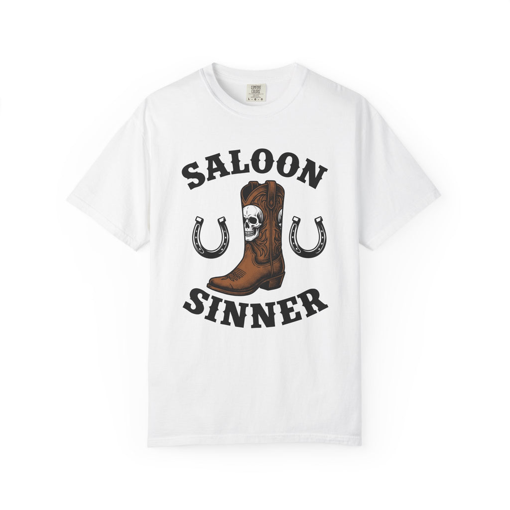 Cowboy Boot Shirt Cowgirl Western Gift Women Vintage Tee Boot T-Shirt Rodeo Fan Cowboy Graphic Tshirt Retro Skull Tshirt