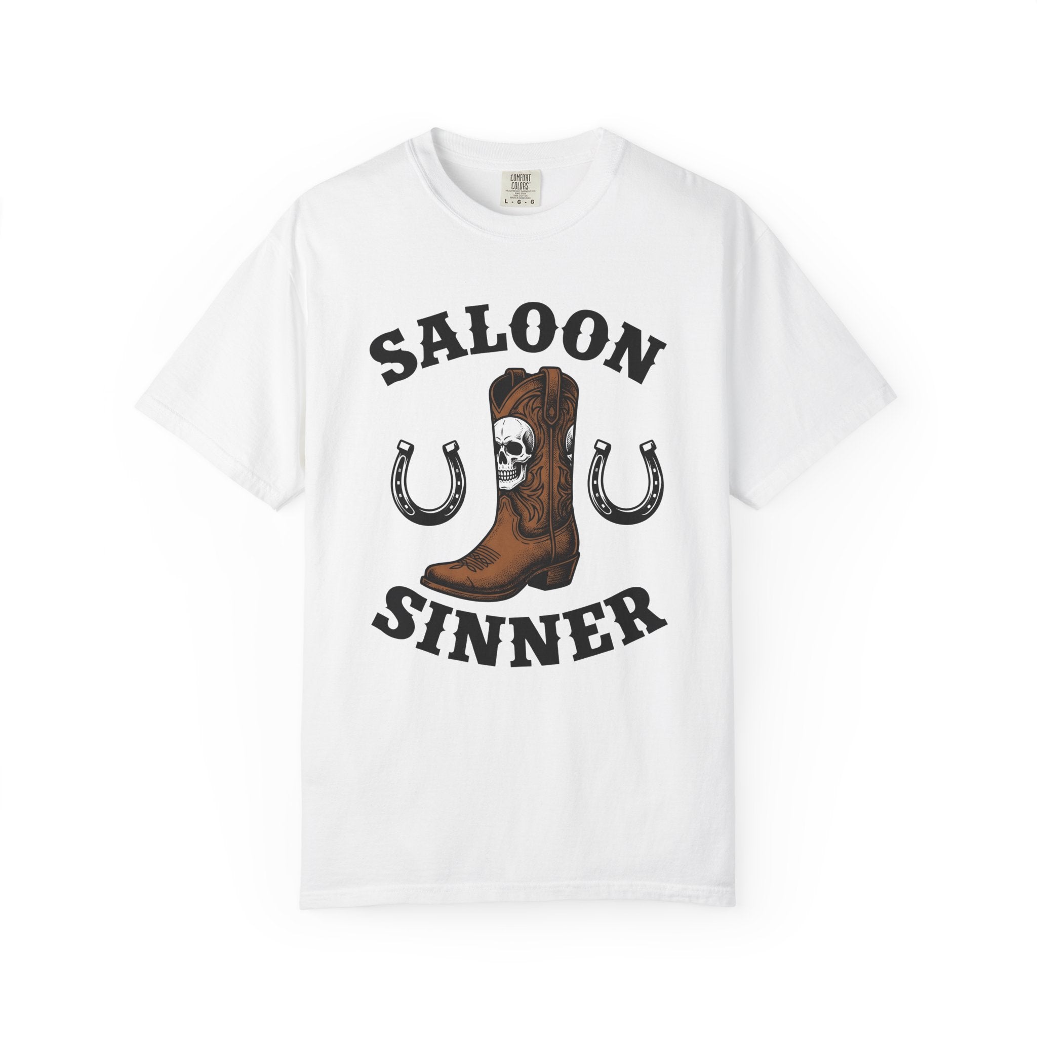 Cowboy Boot Shirt Cowgirl Western Gift Women Vintage Tee Boot T-Shirt Rodeo Fan Cowboy Graphic Tshirt Retro Skull Tshirt