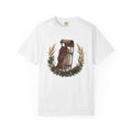 Vintage Sled Shirt Christmas Winter Gift Women Cozy Tee Toboggan T-Shirt Xmas Fan Holiday Tshirt Frosty Graphic Hand Drawn Pine Wreath