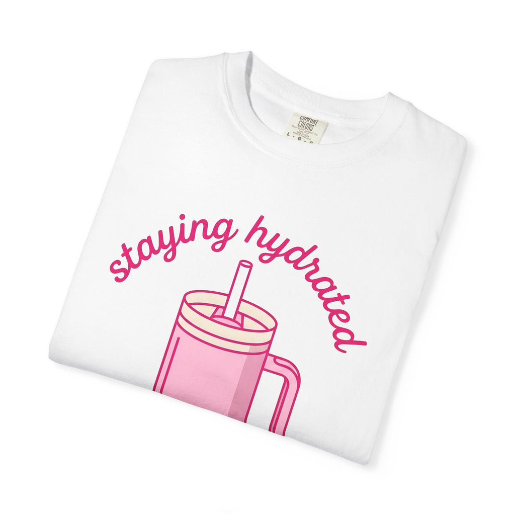 Water Tumbler Shirt Drinks Wellness Gift Women Kawaii Tee Tumbler T-Shirt Beverage Enthusiast Cute Tshirt Self Care Graphic Minimal Water