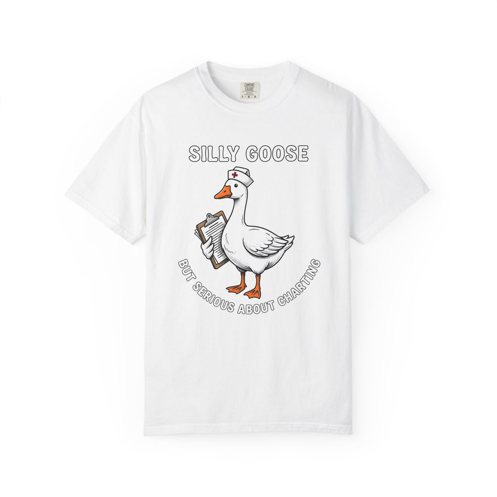 Nurse Duck Shirt Nurses Wildlife Gift Women Comic Tee Duckling T-Shirt Nursing Enthusiast Cartoon Tshirt Animal Graphic Line Art Notepad