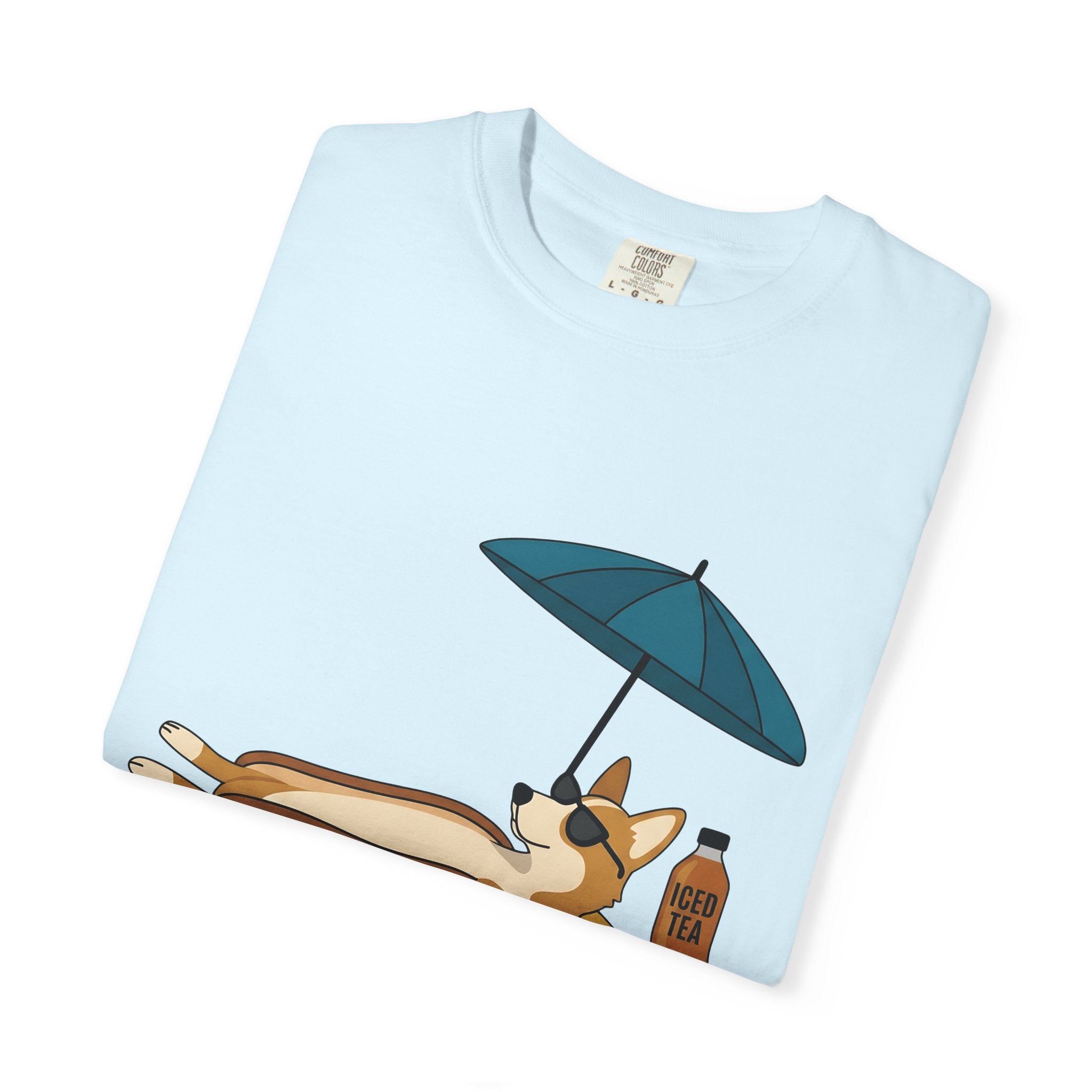 Corgi Sausage Dog Shirt Dog Holiday Gift Women Animated Tee Dachshund T-Shirt Dog Fan Cartoon Tshirt Vacation Graphic Clean Sunshade Tshirt