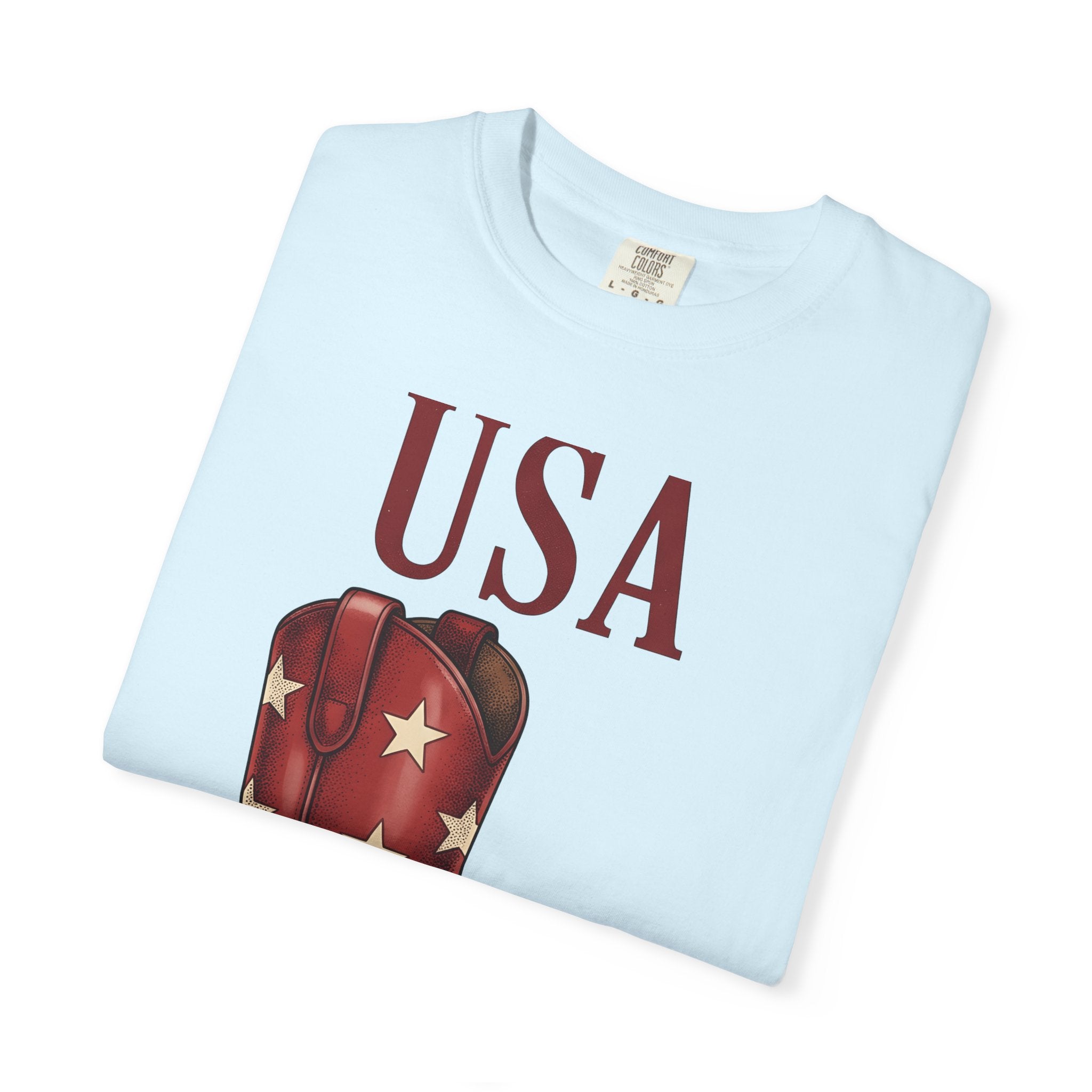 Western Boot Shirt America Cowboy Gift Women Retro Tee Boot T-Shirt American Fan Cowboy Graphic Vintage Sketch Tshirt Sketch Sheriff Star