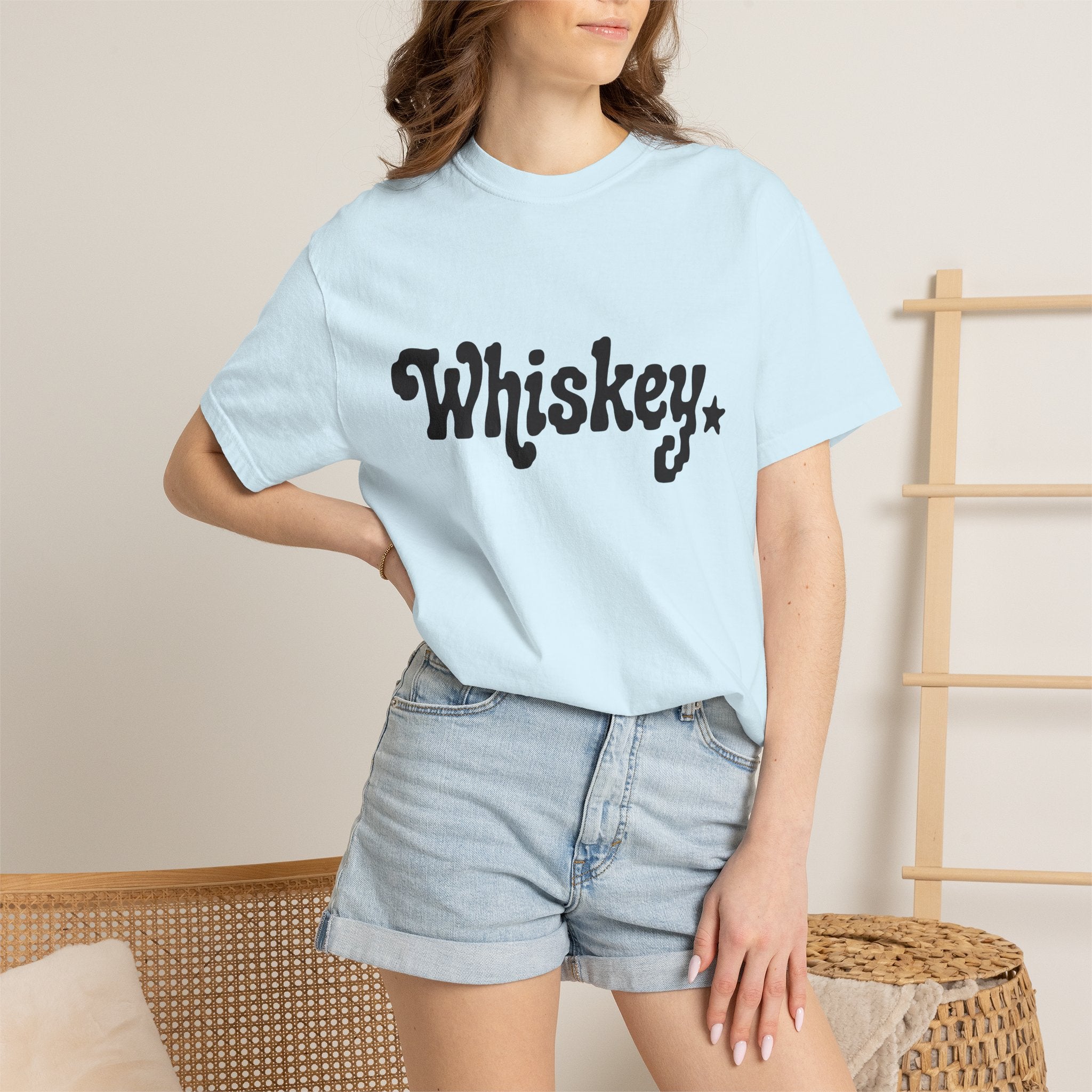 Western Text Shirt Cowgirl Country Gift Women Bold Tee Typography T-Shirt Rodeo Fan Western Tshirt Rural Graphic Vintage Star Tshirt