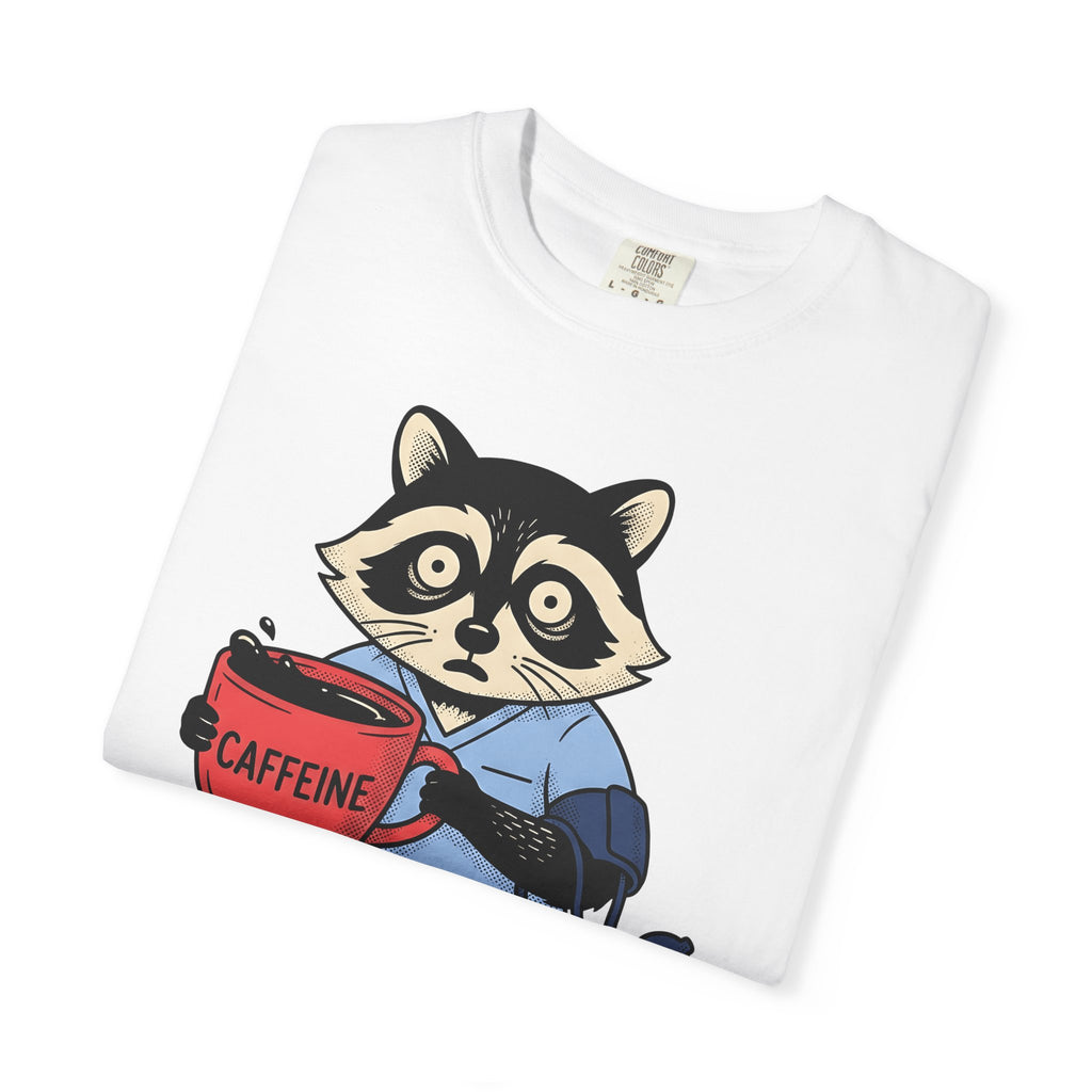 Raccoon Mug Shirt Nurses Wildlife Gift Women Comic Tee Raccoon T-Shirt Nurse Enthusiast Cartoon Tshirt Animal Graphic Vintage Nurse Uniform