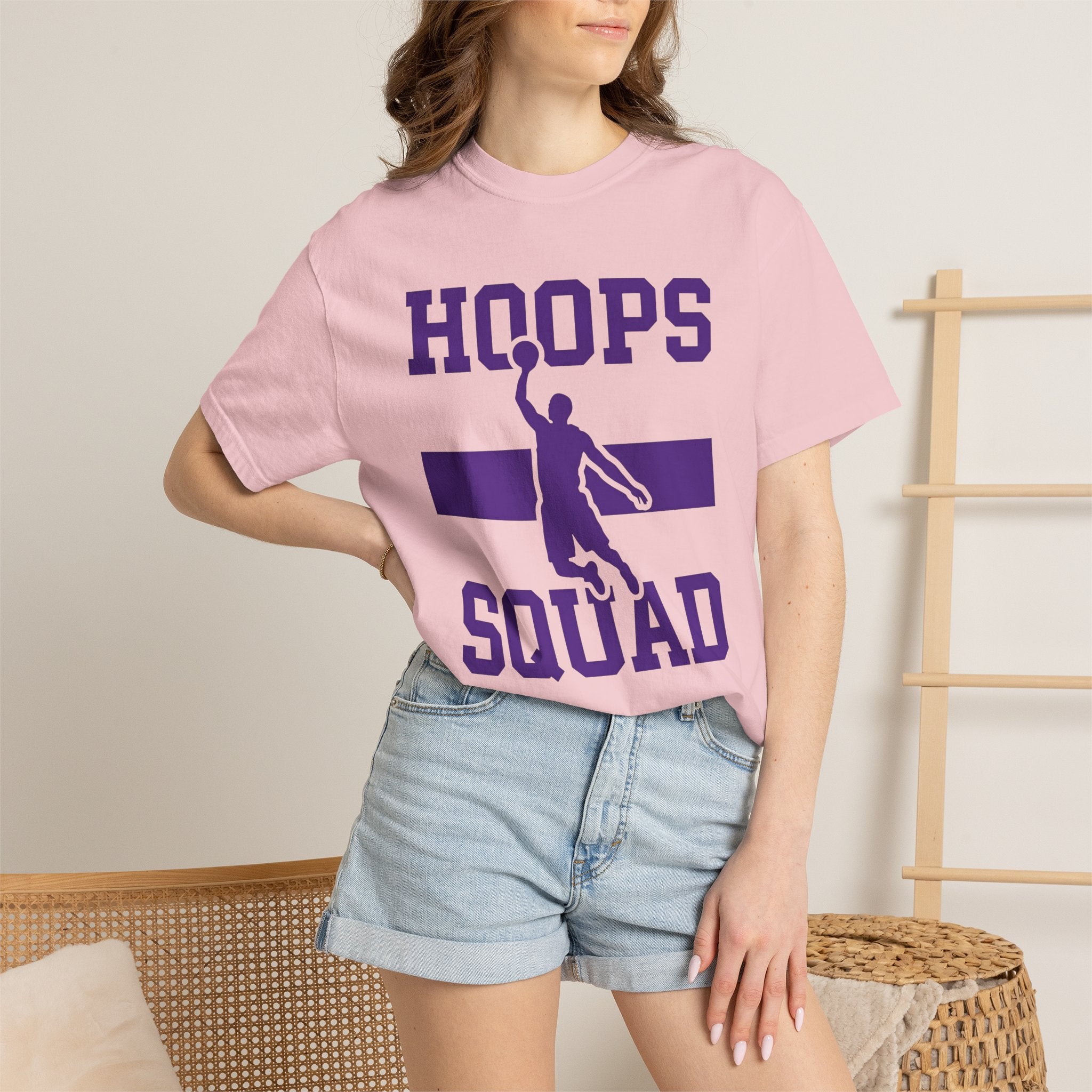 Basketball Player Shirt Sports Team Gift Women Bold Graphic Tee Athlete T-Shirt Sports Fan Graphic Tshirt Crew Graphic Basketball Player