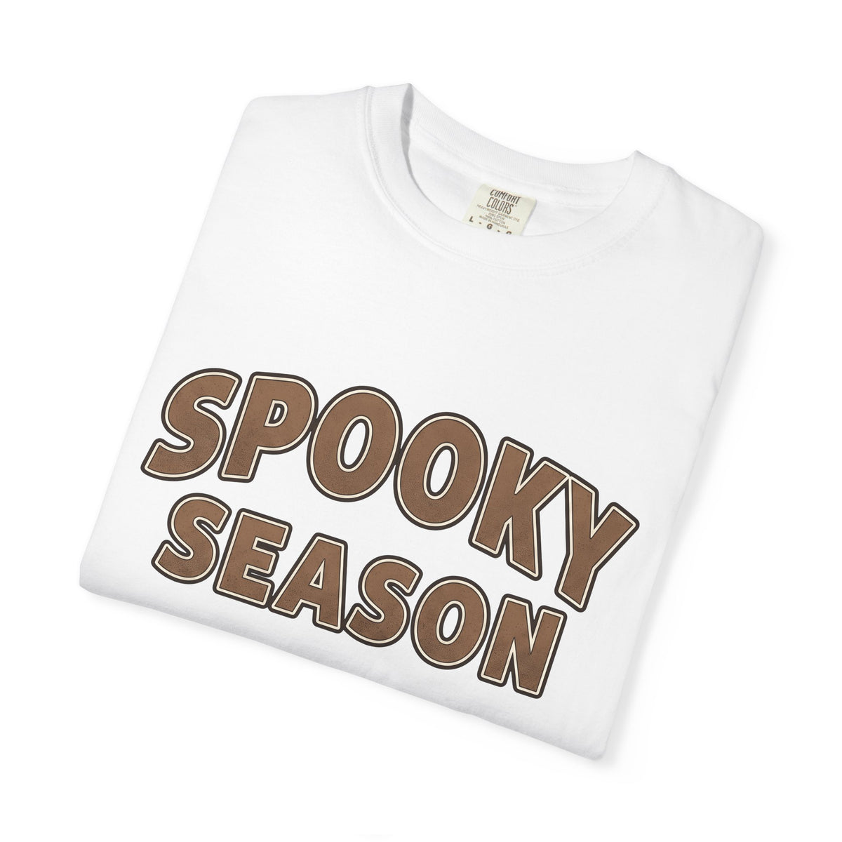 Scary Lettering Shirt Halloween Autumn Gift Women Strong Tee Typography T-Shirt Horror Fan Bold Tshirt Fall Graphic Vintage Spooky Tshirt