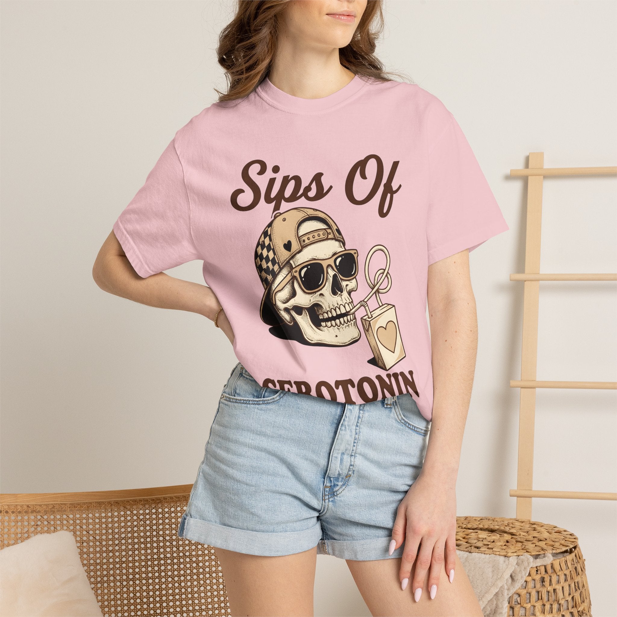 Skull Beverage Shirt Valentine Dark Gift Women Ink Tee Cocktail T-Shirt Valentine Fan Tattoo Tshirt Gothic Graphic Retro Love Symbol Tshirt