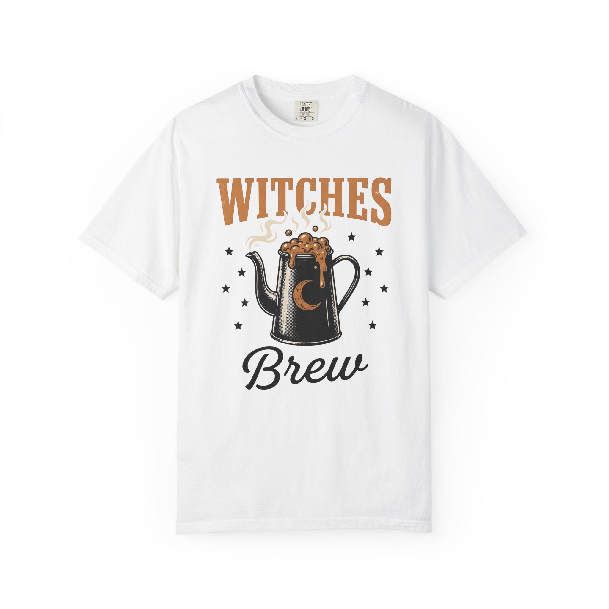 Simmering Kettle Shirt Halloween Sorcery Gift Women Cartoon Tee Whistling Kettle T-Shirt Horror Fan Caricature Tshirt Magic Graphic Sketch