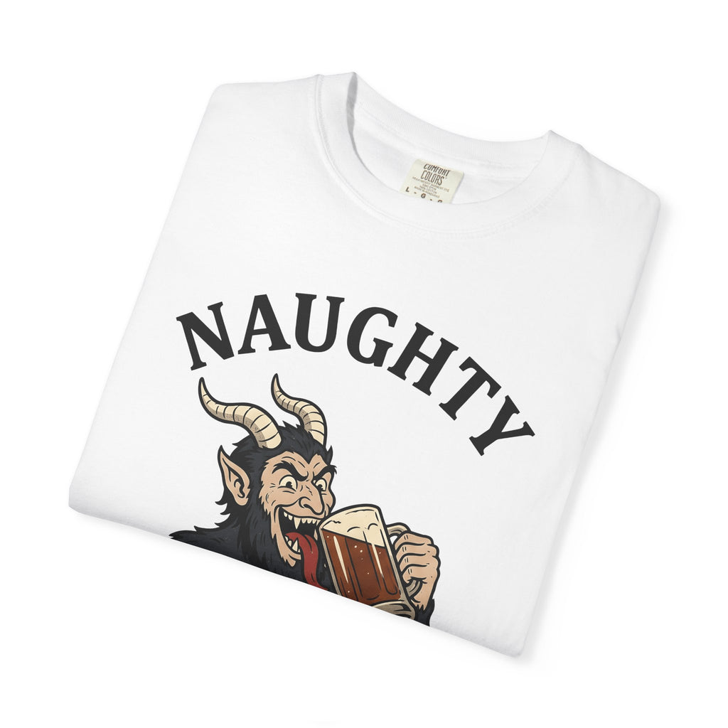 Krampus Lager Shirt Christmas Satire Gift Women Animated Tee Krampus Beer T-Shirt Xmas Fan Cartoon Tshirt Parody Graphic Throwback Cup