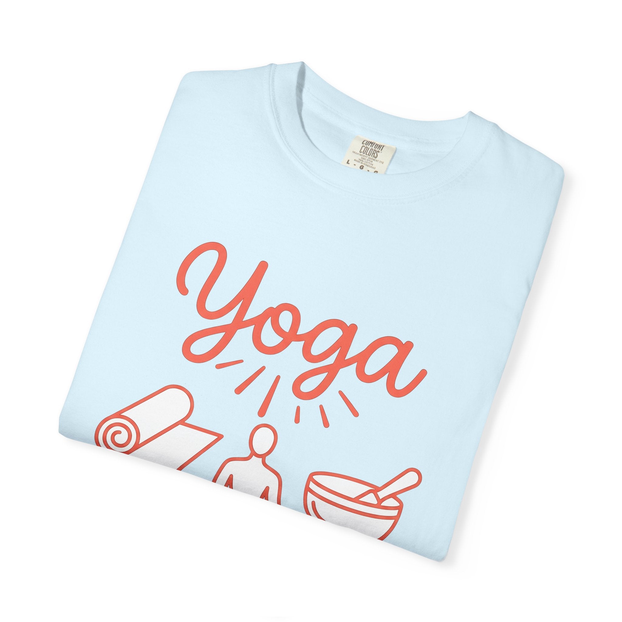 Meditative Pose Shirt Yoga Breathing Gift Women Contemporary Tee Meditation T-Shirt Yogini Enthusiast Modern Tshirt Respiration Graphic