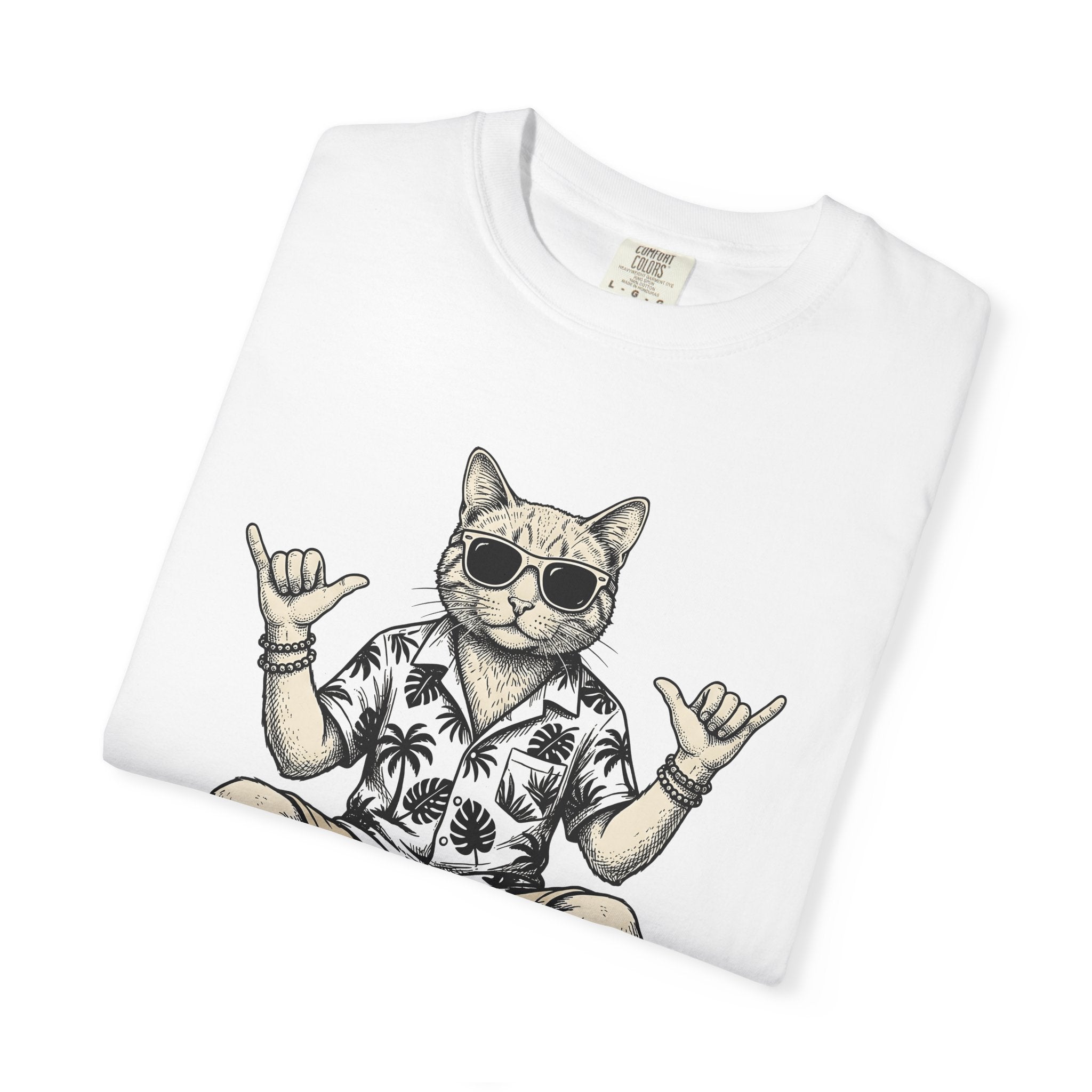 Feline Sunglasses Shirt Cat Coast Gift Women Cartoon Tee Cat Eye T-Shirt Kitty Fan Feline Graphic Coast Design Cat Old School Floral Shirt
