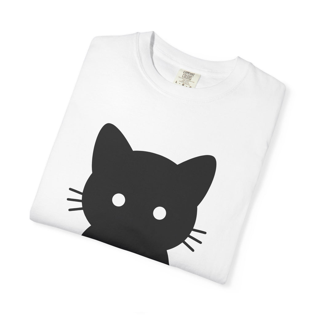 Black Feline Shirt Cat Nature Gift Women Basic Tee Cat T-Shirt Cat Fan Kitten Tshirt Wilderness Graphic Current Mustache Tshirt