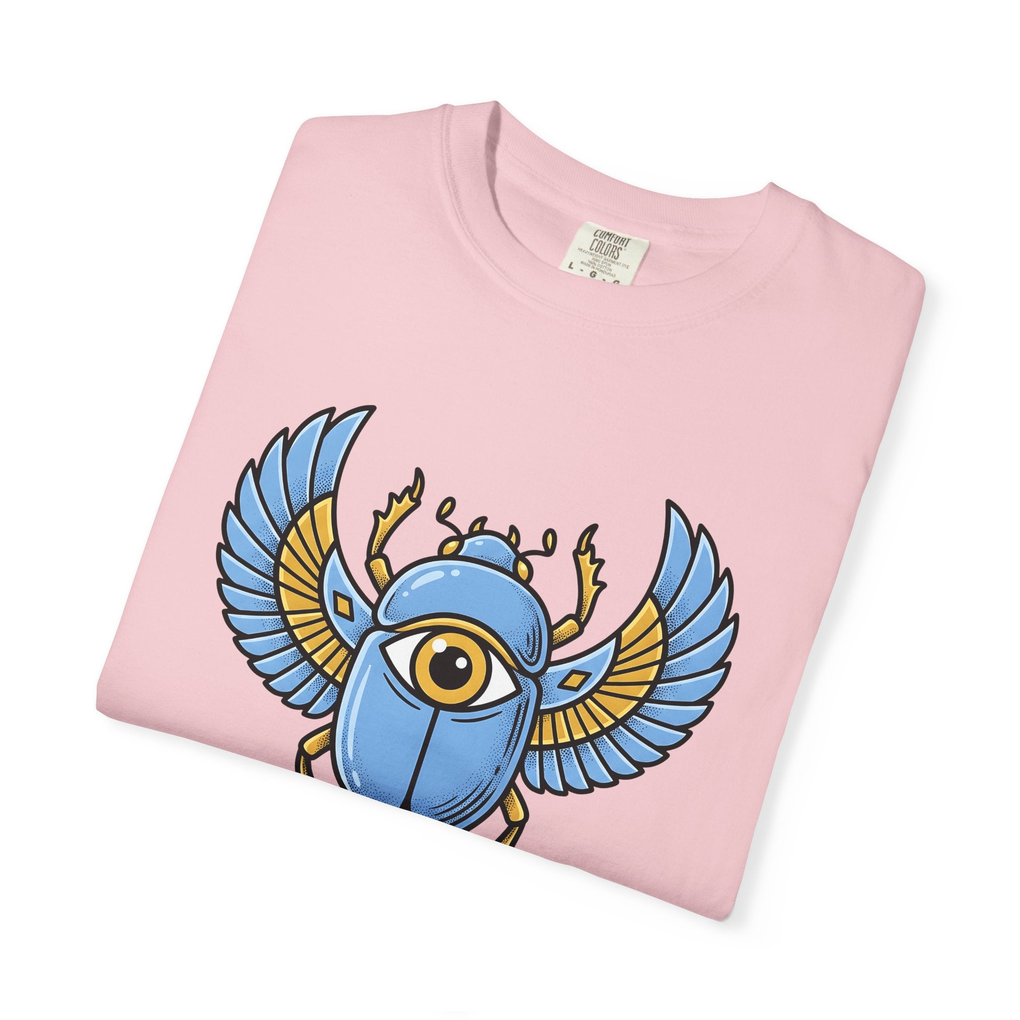 Beetle Shirt Boho Chic Occult Gift Women Line Art Tee Bug T-Shirt Bohemian Fan Minimalist Tshirt Mystic Graphic Hand Drawn Eye Tshirt