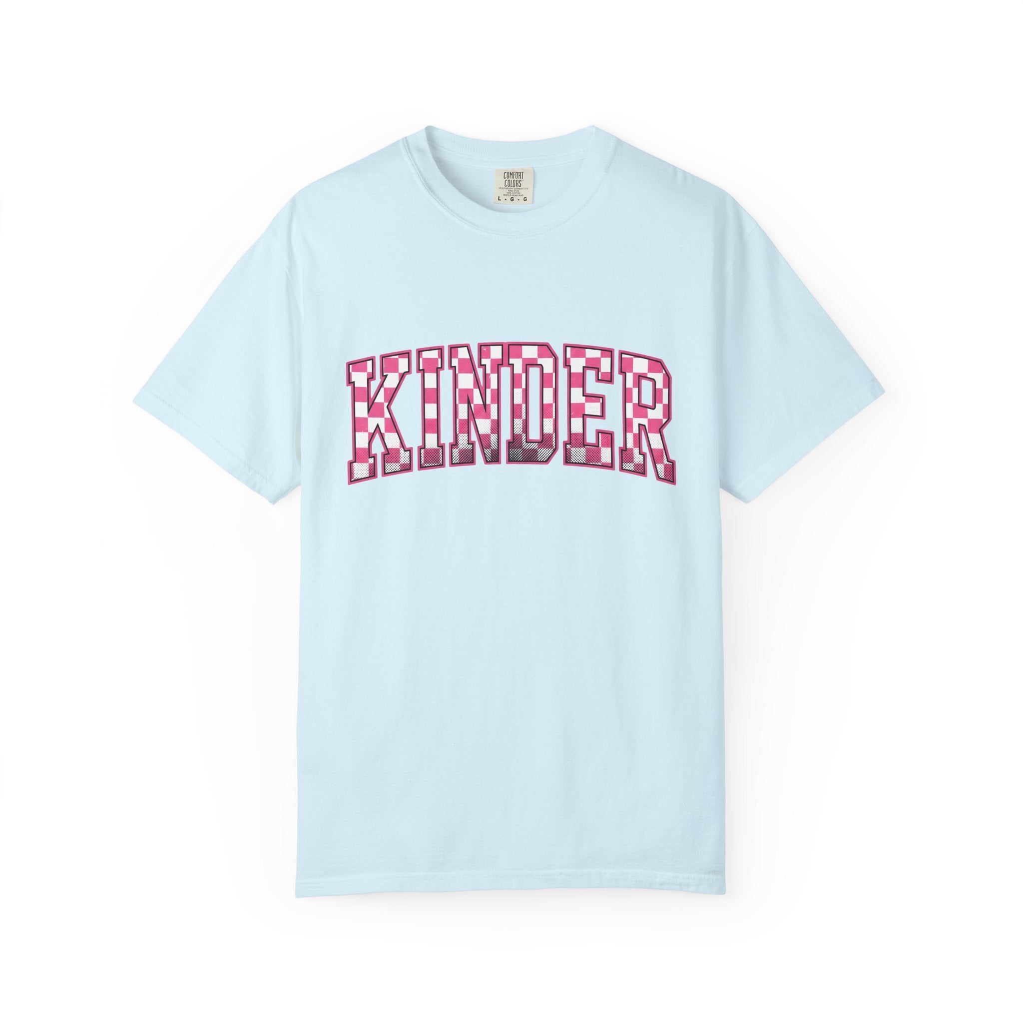 Checkerboard Varsity Letters Shirt Teachers Education Gift Women Strong Tee Letterman T-Shirt Educator Enthusiast Bold Tshirt Learning
