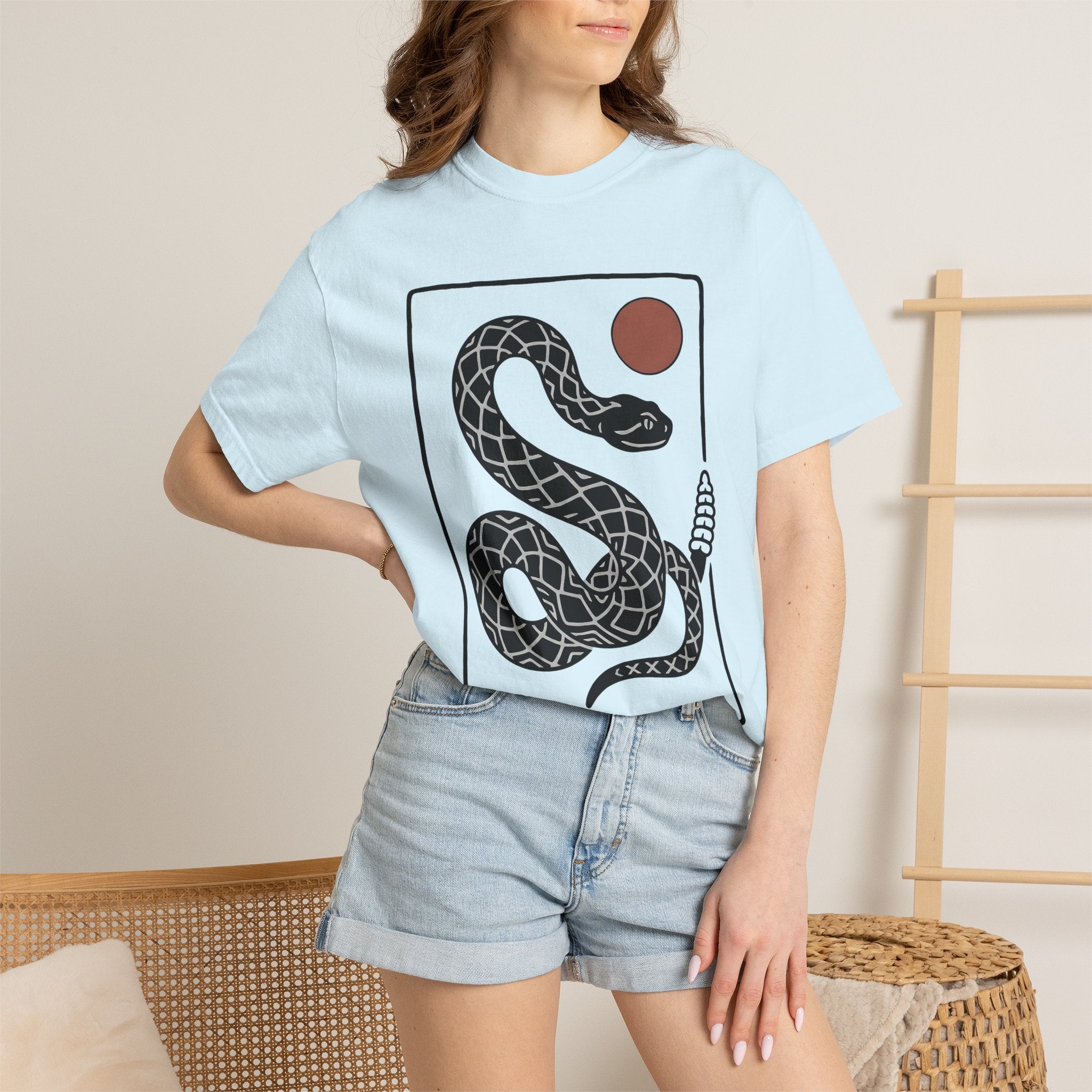 Rattlesnake Print Shirt Cowgirl Scrubland Gift Women Country Tee Rattlesnake T-Shirt Rodeo Fan Western Tshirt Prairie Graphic Outline