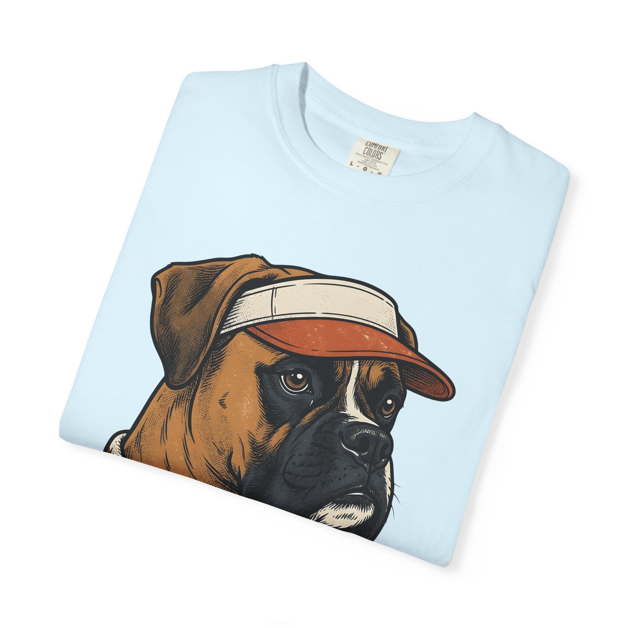 Boxer Canine Shirt Dog Pet Care Gift Women Old School Tee Boxer Dog T-Shirt Dog Owner Fan Boxer Art Tshirt Pet Grooming Graphic Cartoon
