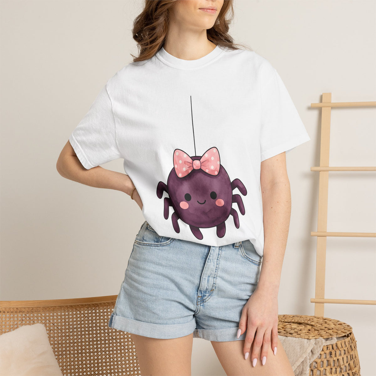 Sweet Spider Shirt Cottagecore Autumn Unisex Gift Anime Tee Arachnid T-Shirt