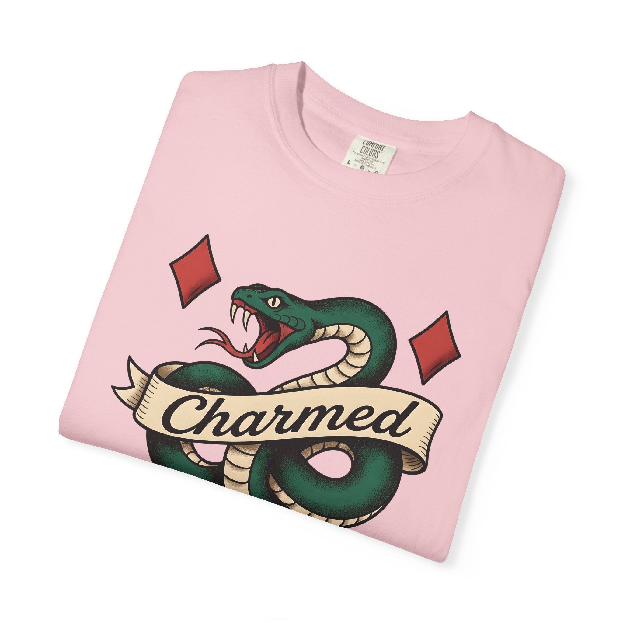 Serpent Banner Shirt St Patricks Day Fauna Gift Women Body Art Tee Snake T-Shirt Shamrock Fan Tattoo Tshirt Wildlife Graphic Heritage Jewel