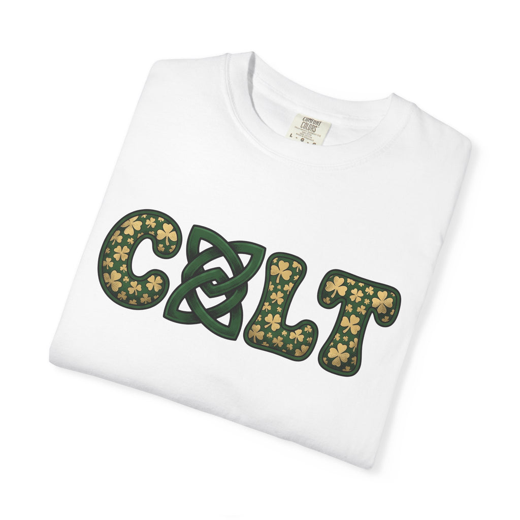 Shamrock Pattern Shirt St Patrick's Day Irish Gift Women Celtic Tee Shamrock T-Shirt St Patricks Fan Celtic Art Tshirt Irish Graphic Retro