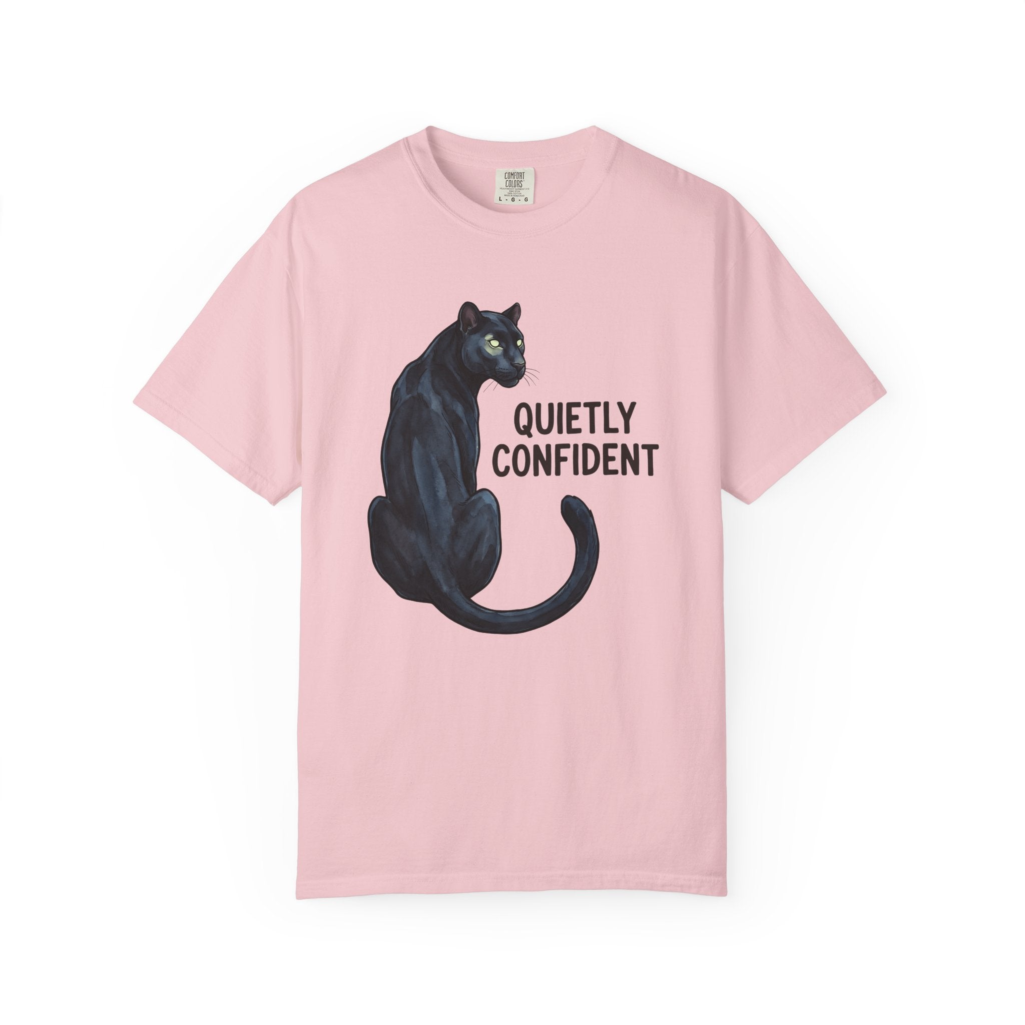 Black Panther Shirt Panther Animal Gift Women Watercolor Tee Panther T-Shirt Big Cat Fan Watercolour Tshirt Wildlife Graphic Sketch Glowing