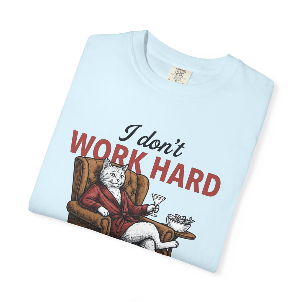 Cat Lounge Chair Shirt Cat Satire Gift Women Nostalgic Tee Cat Chair T-Shirt Cat Fan Feline Tshirt Sarcastic Graphic Line Art Beverage Glass