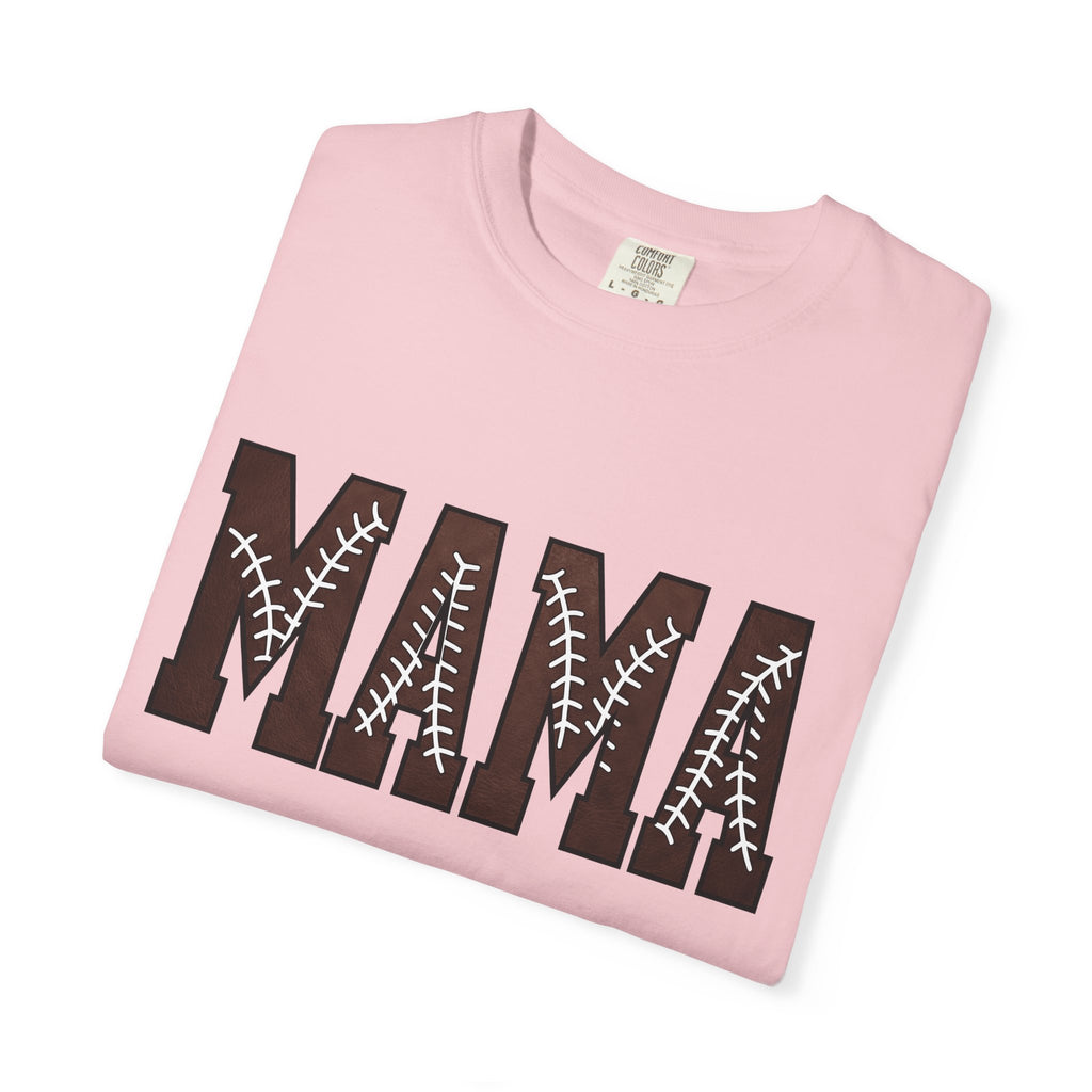 Baseball Text Shirt Mom Sports Gift Women Sporty Tee Baseball T-Shirt Mom Fan Athletic Tshirt Sports Graphic Retro Stitching Tshirt