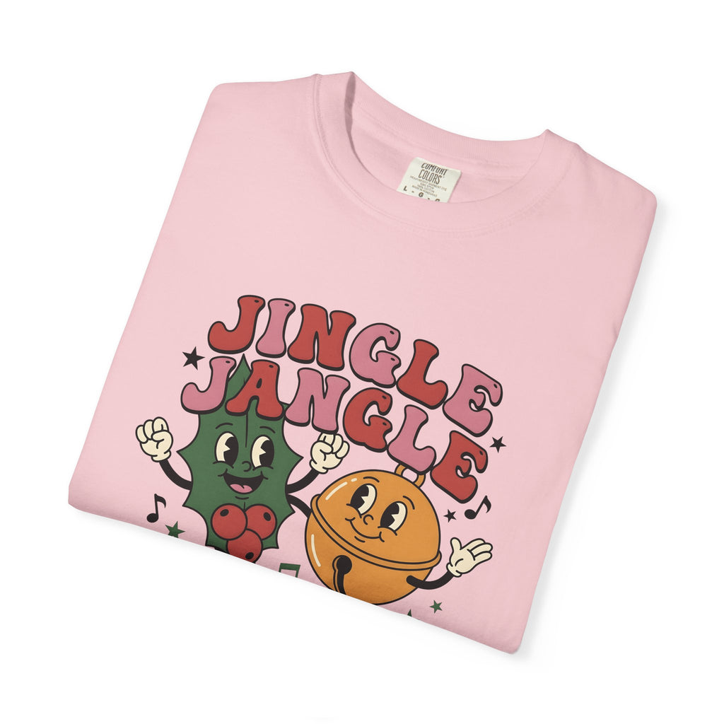 Holly Jingle Bell Shirt Christmas Event Gift Women Caricature Tee Jingle Bell T-Shirt Christmas Fan Cartoon Tshirt Party Graphic Classic