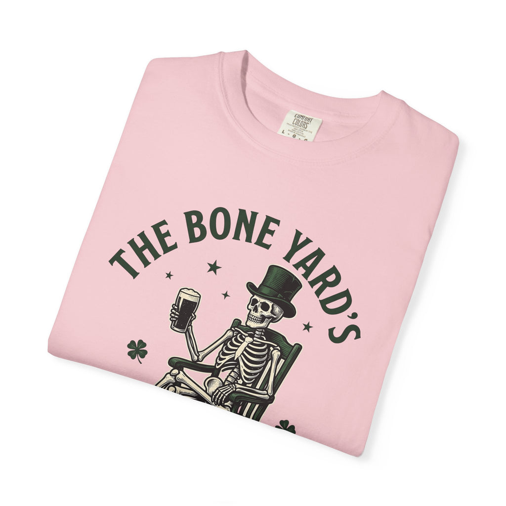 Skull Top Hat Shirt St Patrick's Day Tavern Gift Women Retro Tee Top Hat T-Shirt Irish Fan Vintage Tshirt Pub Graphic Sketch Ale Tshirt