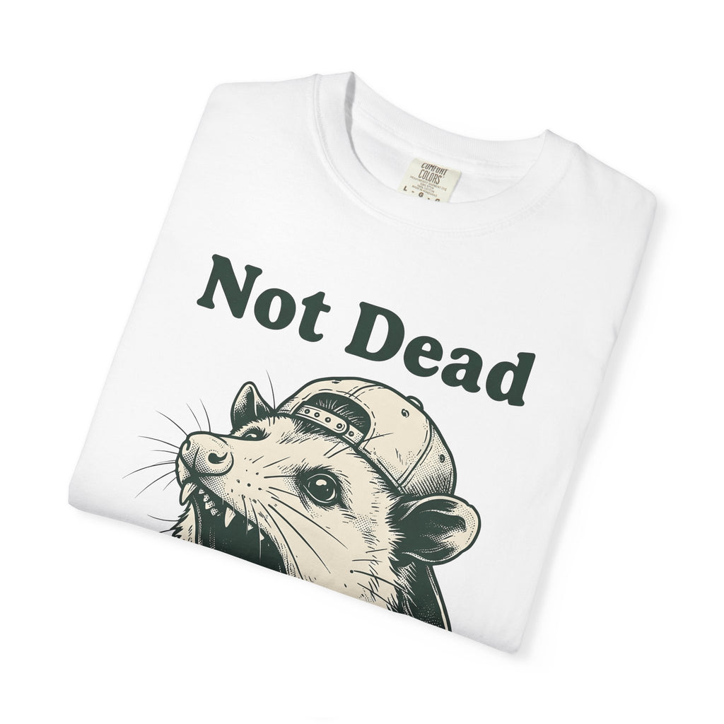 Possum Cap Shirt Funny Creatures Gift Women Illustration Tee Opossum T-Shirt Humor Fan Graphic Tshirt Animal Graphic Art Print Sporty Hat
