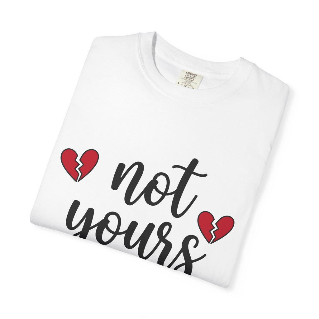 Fractured Heart Shirt St. Valentine's Day Split Gift Women Cartoon Tee Broken Heart T-Shirt Valentine Fan Comic Tshirt Separation Graphic