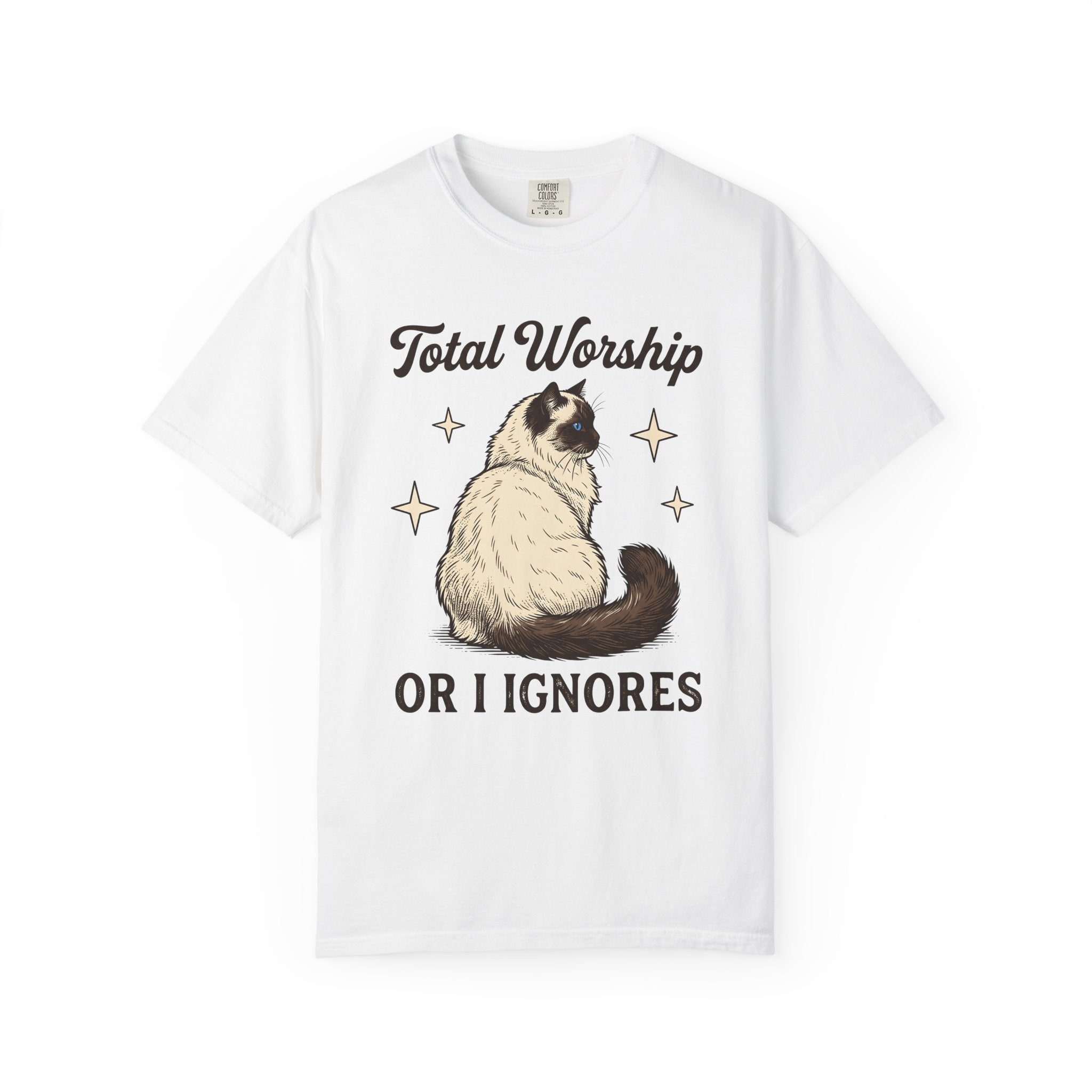 Siamese Cat Shirt Cat Animal Gift Women Vintage Tee Siamese T-Shirt Cat Fan Feline Tshirt Retro Illustration Hand Drawn Stars Tshirt