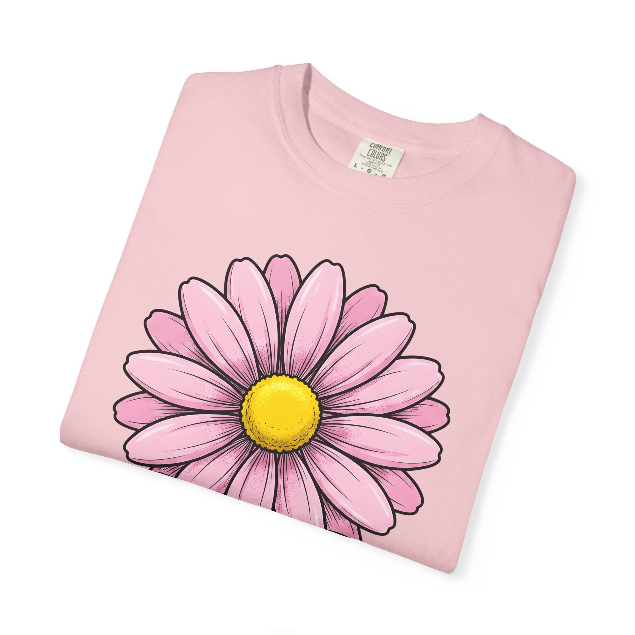 Daisy Bloom Shirt Easter Bouquet Gift Women Sketch Tee Flower T-Shirt Easter Fan Floral Tshirt Floral Graphic Retro Bow Tshirt