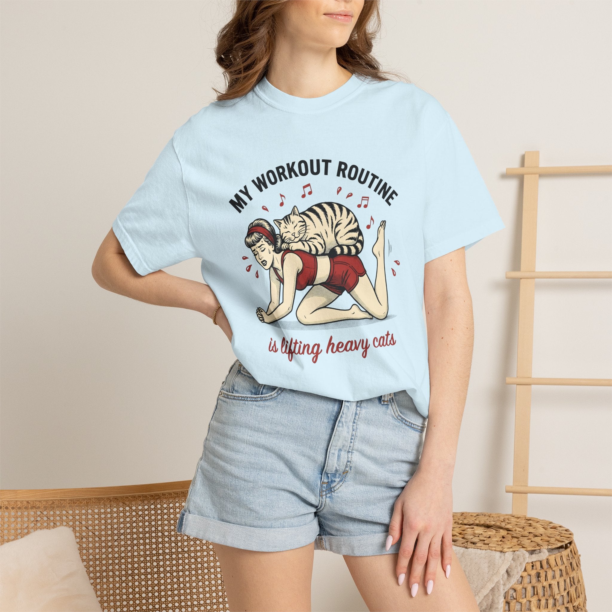 Lady Feline Shirt Cat Training Gift Women Retro Comic Tee Cat Lady T-Shirt Cat Fan Vintage Tshirt Coaching Graphic Classic Tune Notes Tshirt