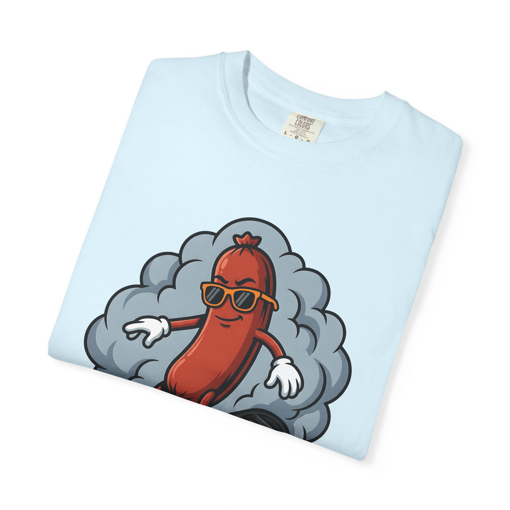 Kielbasa Skateboard Shirt Sports Recipe Gift Women Doodle Tee Skateboard T-Shirt Athlete Fan Hand Drawn Tshirt Cooking Graphic Vibrant Cool