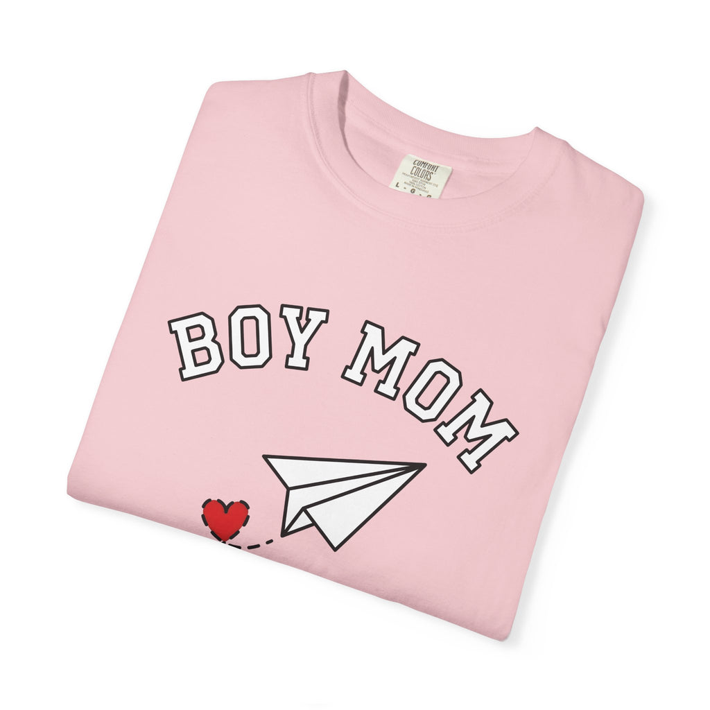 Folding Plane Shirt Moms Kin Gift Women Contemporary Tee Paper Plane T-Shirt Motherhood Fan Modern Tshirt Family Graphic Plain Affection