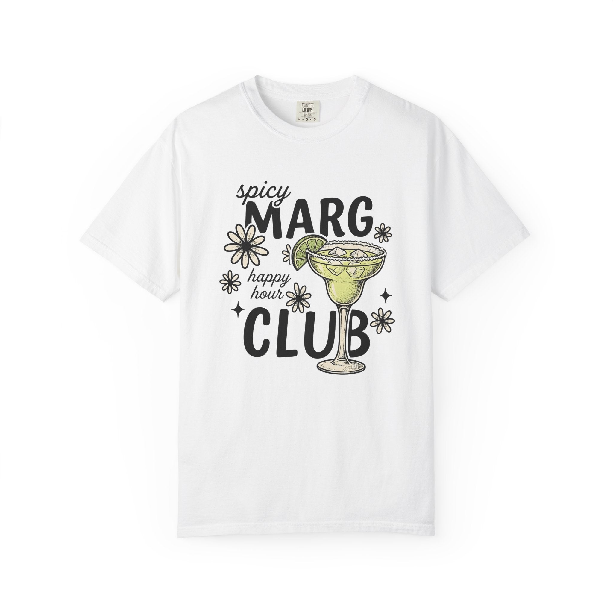 Margarita Drink Shirt Drinks Event Gift Women Old School Tee Cocktail T-Shirt Cocktail Fan Retro Tshirt Party Graphic Doodle Lime Slice