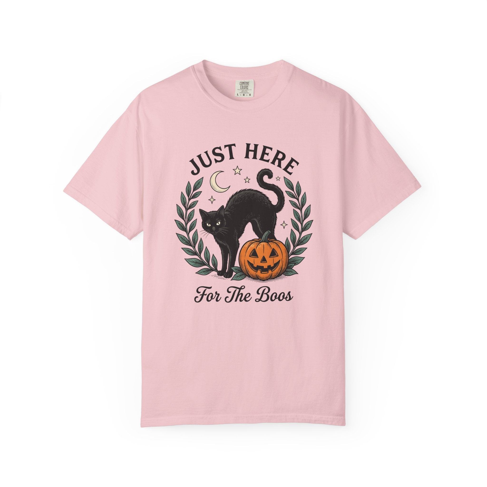 Black Cat Halloween Pumpkin Shirt Halloween Animal Gift Women Classic Tee Cat T-Shirt Horror Fan Retro Tshirt Kitty Graphic Doodle Twinkles