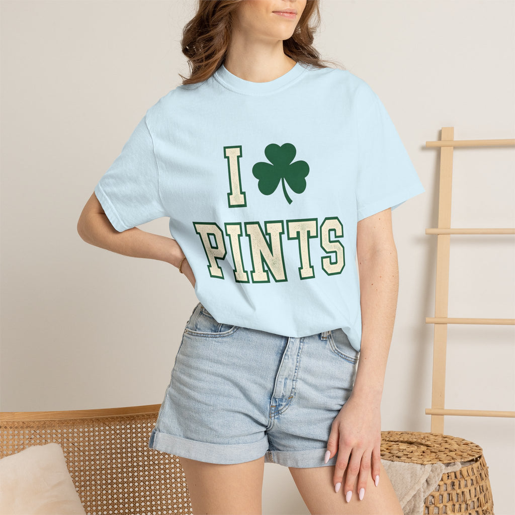 Shamrock Illustration Shirt St Patrick's Day Spirits Gift Women Antique Tee Clover T-Shirt Alcohol Fan Vintage Tshirt Liquor Graphic