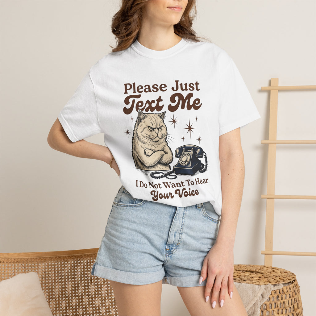 Sour Cat Shirt Cat Joke Gift Women Retro Tee Kitty T-Shirt Cat Fan Fifties Tshirt Pun Graphic Classic Old Telephone Tshirt