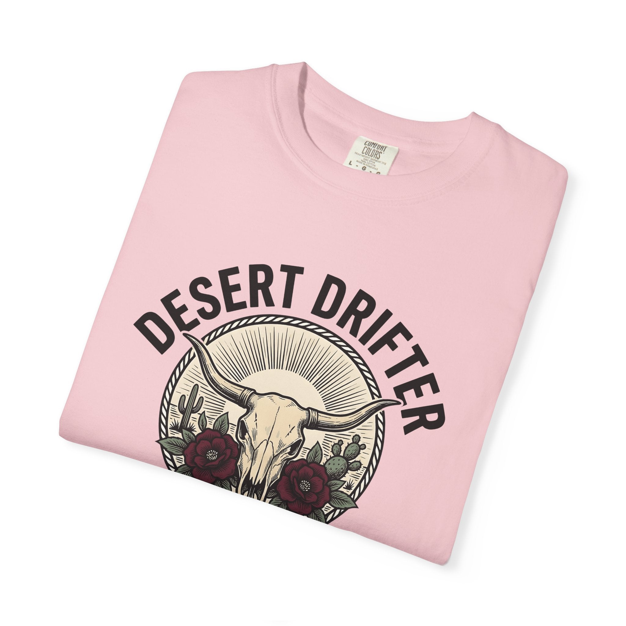 Bull Skull Shirt Cowgirl Western Gift Women Vintage Tee Skull T-Shirt Rodeo Fan Cowboy Tshirt Western Graphic Hand Drawn Cactus Tshirt