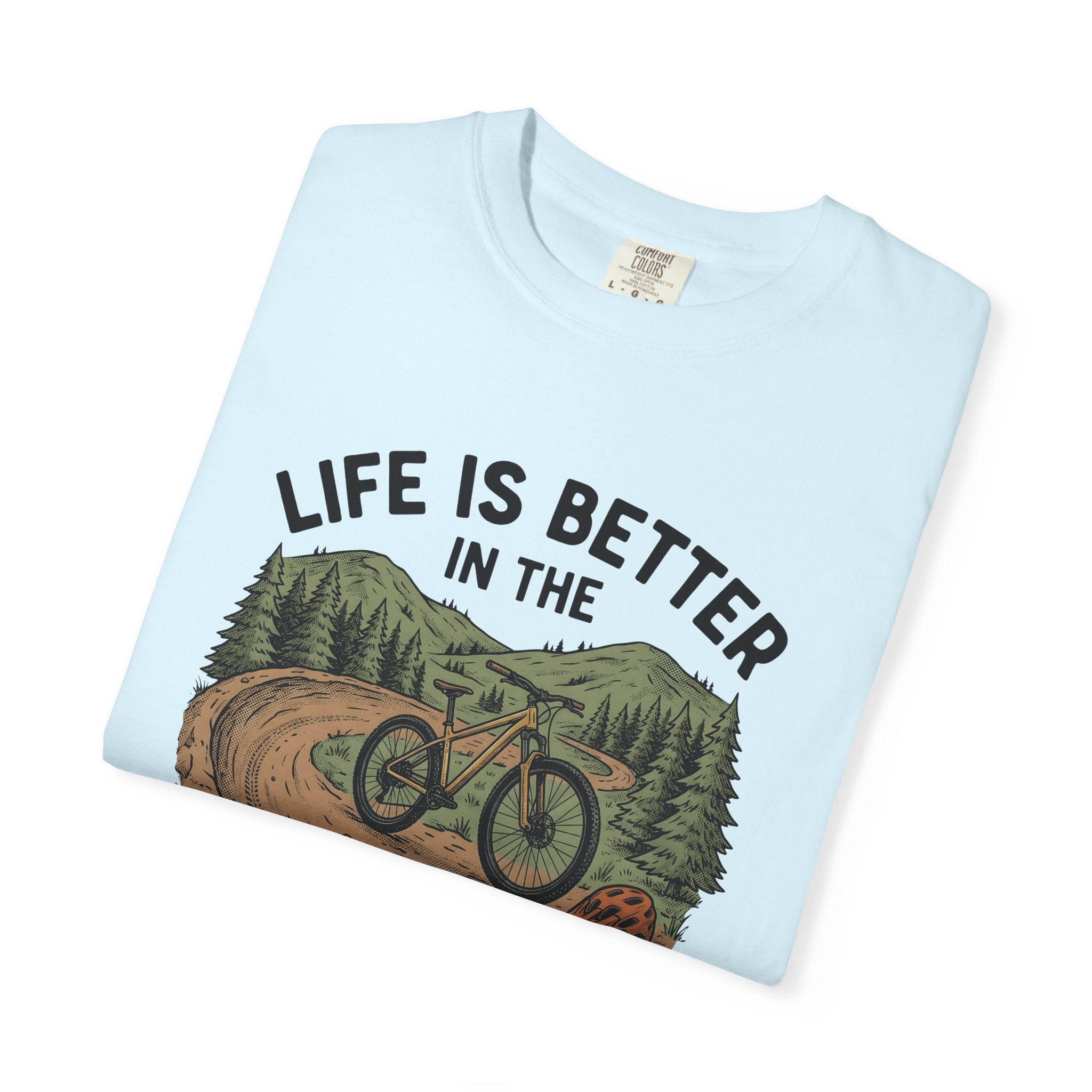 Off Road Bike Shirt Sports Camping Gift Women Classic Tee Mountain Bike T-Shirt Athlete Enthusiast Vintage Tshirt Outdoor Graphic Line Art