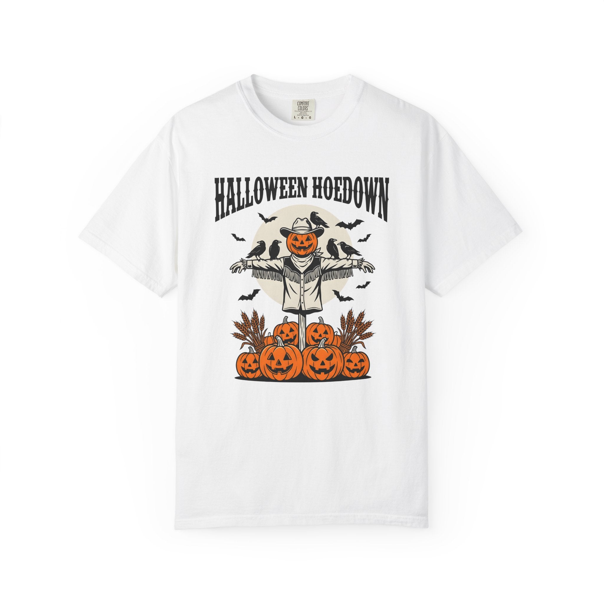 Harvest Scarecrow Shirt Halloween Cowboy Gift Women Antique Tee Scarecrows T-Shirt Halloween Fan Vintage Tshirt Rodeo Graphic Classic Flying