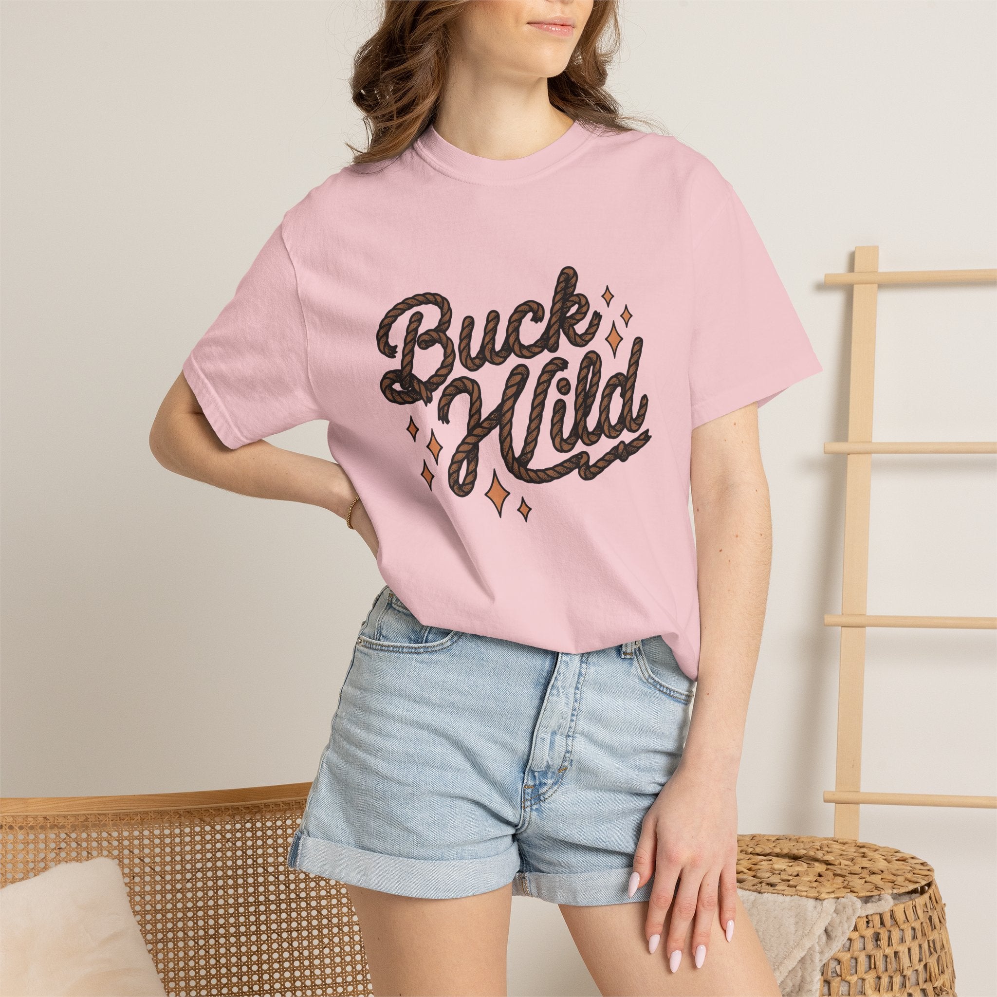Rope Text Shirt Cowgirl Rodeo Gift Women Western Tee Typography T-Shirt Cowgirl Fan Rustic Tshirt Rodeo Graphic Hand Drawn Stars Tshirt