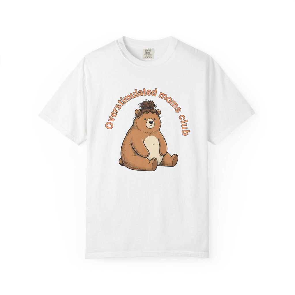 Bear Mom Shirt Moms Family Gift Women Cute Tee Mama Bear T-Shirt Mom Fan Mother Tshirt Clan Graphic Hand Drawn Topknot Tshirt