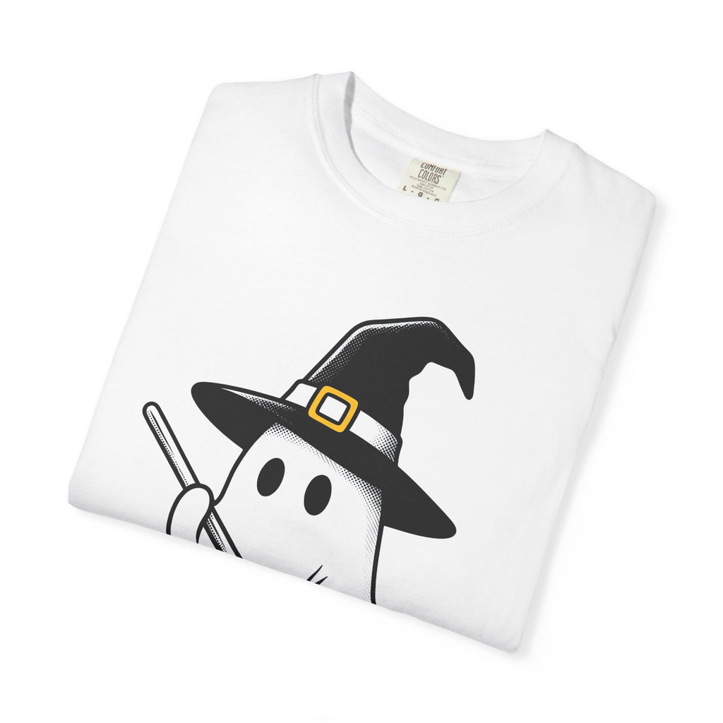 Phantom Witch Shirt Halloween Fantasy Gift Women Comic Tee Sorceress T-Shirt Horror Fan Cartoon Tshirt Mythical Graphic Hand Drawn Witch