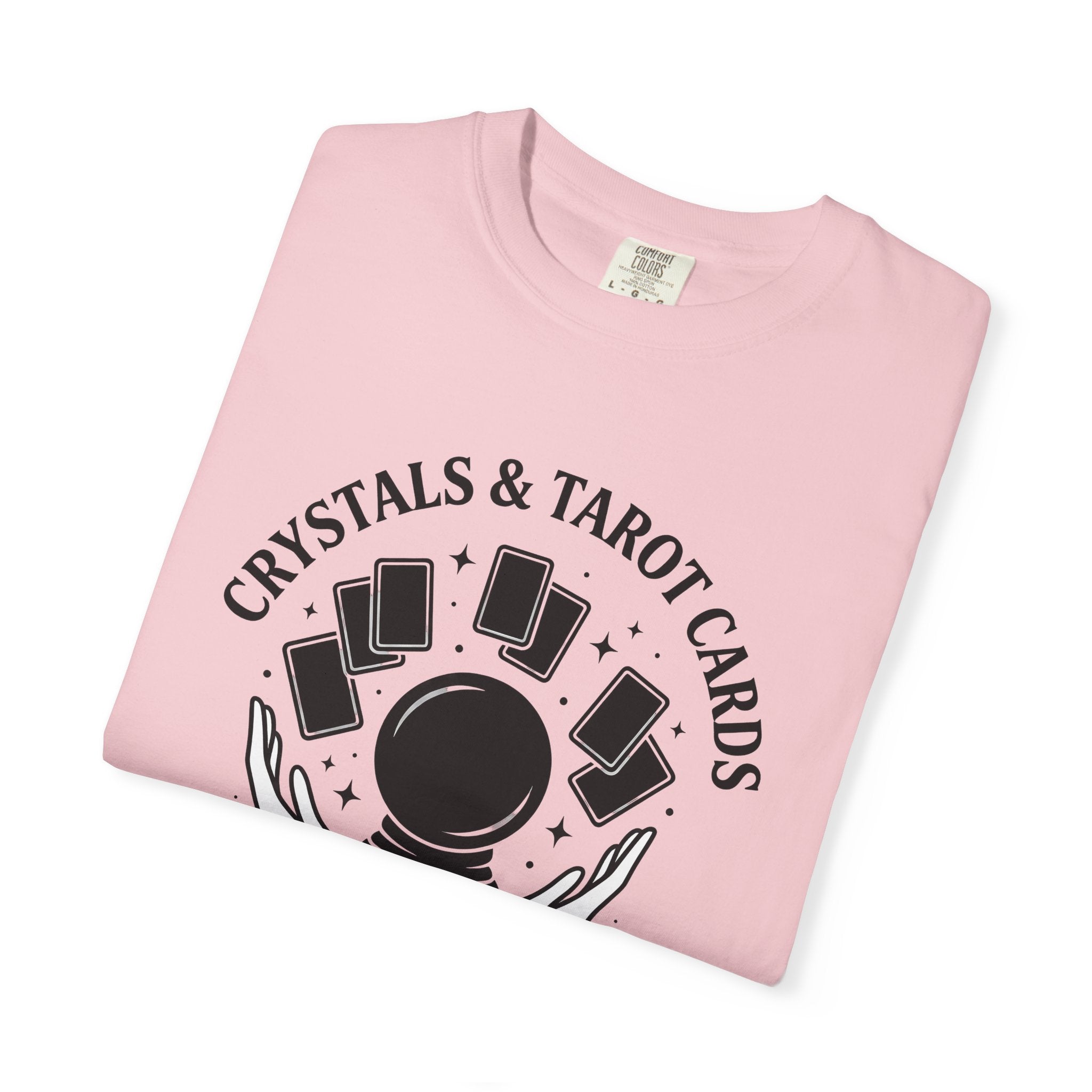 Crystal Ball Shirt Boho Chic Spiritual Gift Women Mystical Tee Orb T-Shirt Bohemian Fan Esoteric Graphic Spiritual Design Vintage Tarot