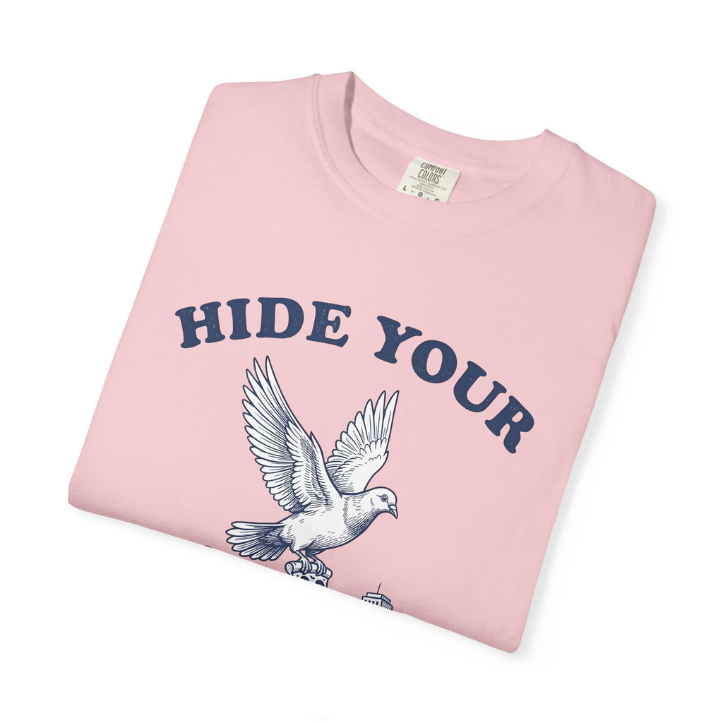 Pigeon Pie Shirt Funny Meal Gift Women Classic Tee Squab T-Shirt Humor Fan Vintage Tshirt Food Graphic Pencil Sketch City View Tshirt