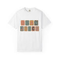 Old School Text Blocks Shirt Coffee Gastronomy Gift Women Whimsical Tee Typography T-Shirt Coffee Fan Caffeine Tshirt Foodie Graphic Retro